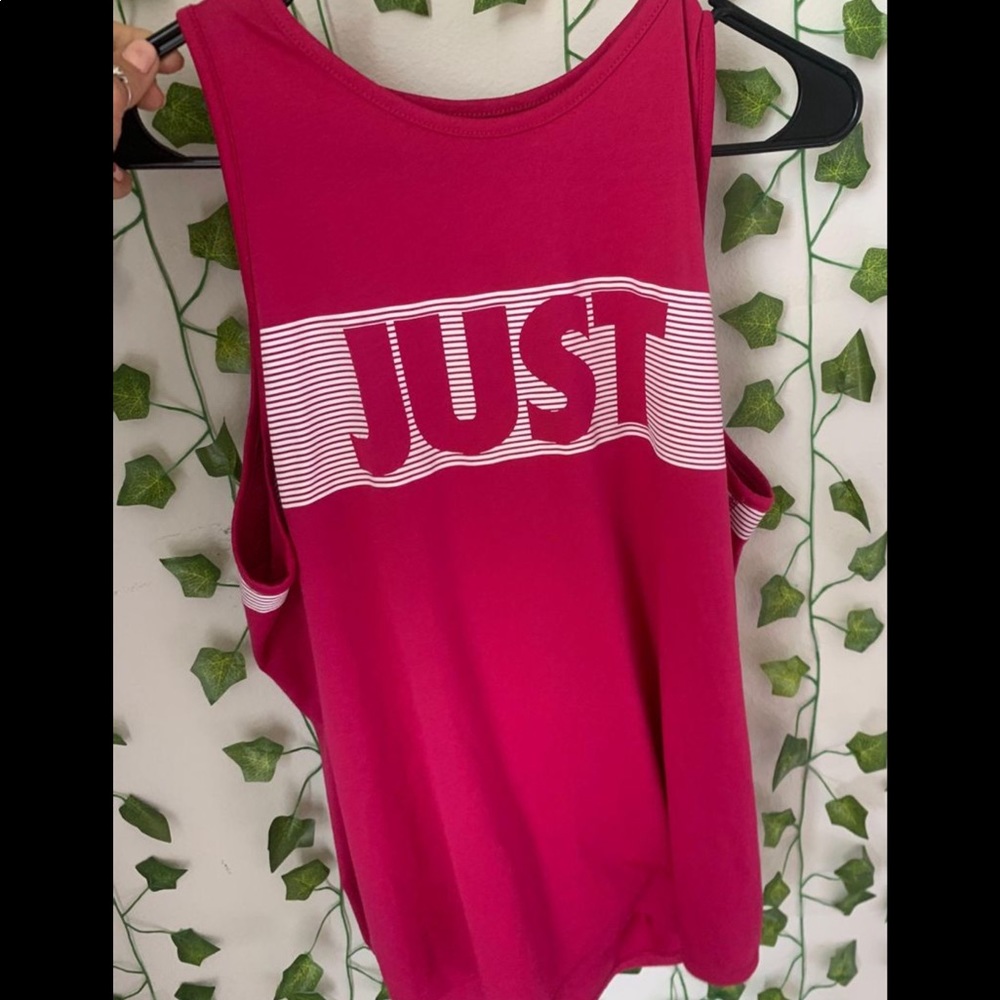 Pink Nike tank